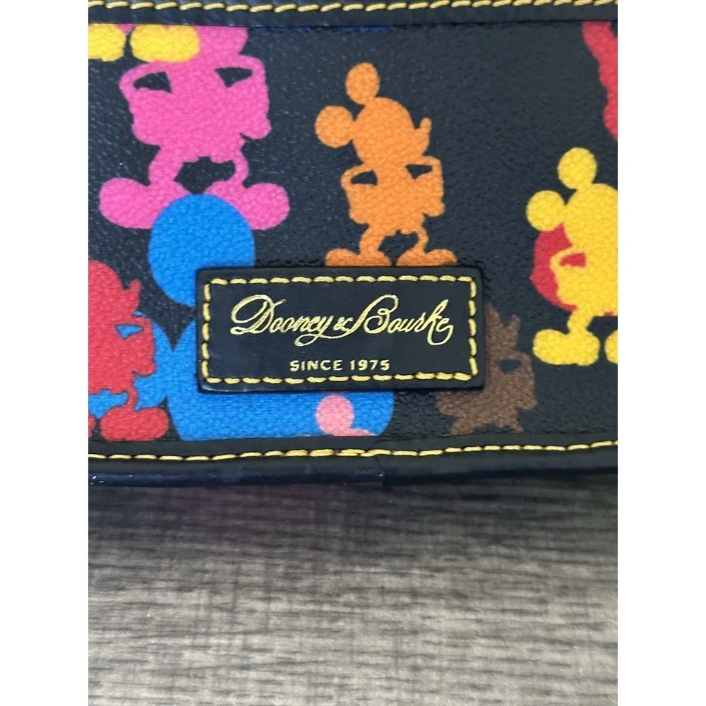 DOONEY & BOURKE Disney Park Wonder Mickey Silhouette Multicolor‎ Wristlet